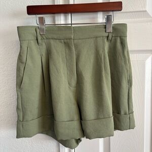 Wilfred Crepe‎ Labyrinth Green Shorts Size 8